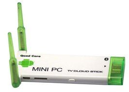 GBSELL Quad Core RK3188 Dual Antenna Bluetooth Android 4.4 Dongle Mini PC TV WH