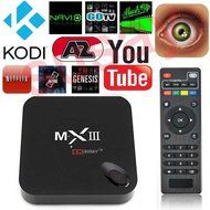 SUSAY&reg; MX3 Android Mini PC TV BOX 4K Quad Core XBMC 14.0 Android 4.4 KitKat 8GB HDD 2GB RAM WiFi MXIII Streaming... N6