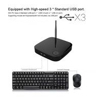PiPO X6S Windows 10 Smart TV Box Intel Cherry Trail Z8300 4GB / 64GB 1080P HDMI 300M Wireless Router Mini PC 802.11ac... N15