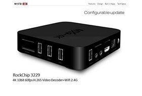 Lomefo MXQ 4K TV Box Smart Boxes Rockchip RK3229 KODI Fully Loaded H.265 4K 60tps Support HD Media Player Android... N2