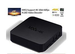 Lomefo MXQ 4K TV Box Smart Boxes Rockchip RK3229 KODI Fully Loaded H.265 4K 60tps Support HD Media Player Android... N4