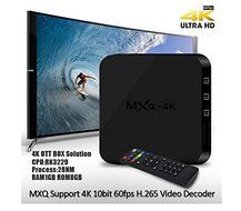 Lomefo MXQ 4K TV Box Smart Boxes Rockchip RK3229 KODI Fully Loaded H.265 4K 60tps Support HD Media Player Android... N5