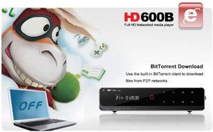 HiMedia Full 1080P HD Network Media Player HD600B N6