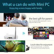 PiPO X6S Windows 10 Smart TV Box Intel Cherry Trail Z8300 4GB / 64GB 1080P HDMI 300M Wireless Router Mini PC 802.11ac... N23