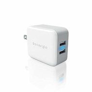 2 Pack - Innergie mMini AC15 Dual USB (2.1A &amp; 1A) 15W Wall Power Adapter for iPhone, iPod, and all Smartphones N2