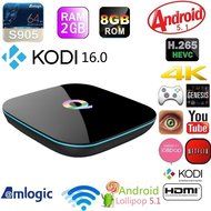 HONGYU reg; Q-Box Android 5.1 Kodi 16.0 Tv Box Amlogic S905 Quad Core 4K UHD 3D 1000M XBMC Pre-installed 2G /... N2