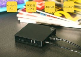 Android 5.1 Octa Core TV Box "i68 2GB"- RK3368 CPU, 2GB RAM, KODI, Wi-Fi, Bluetooth, 4Kx2K Support, H.265, Remote... N6