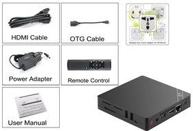 Android 5.1 Octa Core TV Box "i68 2GB"- RK3368 CPU, 2GB RAM, KODI, Wi-Fi, Bluetooth, 4Kx2K Support, H.265, Remote... N7