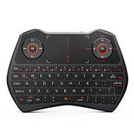 Rii i28 2.4GHz Wireless Backlit Keyboard Touchpad Fly Air Mouse Control With Earphone Jack For PC TV Box