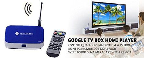 Voxlink TV Box CS918IIQuadCore Android 4.4 2G+8G Mali-T73D CPU RK3288 2GB Support WiFi 1080P DLNA Miracast 8Kx8K... N6