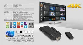 Voxlink MINI Wifi Display TV Dongle Android 4.4.2 Rockchip RK3288 2G+8G with 4.0 Bluetooth Support Mirracast and... N2