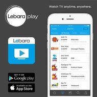 Lebara Play - Tamil TV + Unlimited Movies - 3 Months Subscription - 100 % Legal N4