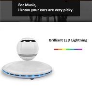 GIZEE Portable Wireless LED Floating Levitating Bluetooth Speaker for iphone Samsung HTC Ipad Tablet PC etc.(White)