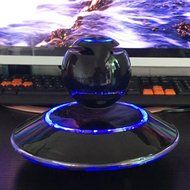 GIZEE Portable Wireless LED Floating Levitating Bluetooth Speaker for iphone Samsung HTC Ipad Tablet PC etc.(White) N2