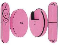 Skinomi TechSkin - Google Nexus Player Pink Carbon Fiber Full Body Skin Protector / Front &amp; Back Wrap / Premium...