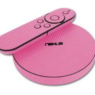 Skinomi TechSkin - Google Nexus Player Pink Carbon Fiber Full Body Skin Protector / Front &amp; Back Wrap / Premium... N2