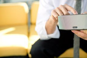 ZAGG Origin Portable Bluetooth Speaker - Silver/Gray N6