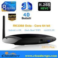 Cloudnetgo/BoLv CR13 Plus RK3368 Octa-Core 1.5GHz Android 4.4 Mini TV Box 2G/8G 2.4G/5G WIFI 2.0MP Camera Mic...