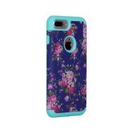 iPhone 7 Plus Cover Case,SAVYOU Orchid Design Dual Layer Case With Shock Absorbent Hard PC Cover and TPU Inner... N7