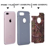 iPhone 7 Plus Cover Case,SAVYOU Orchid Design Dual Layer Case With Shock Absorbent Hard PC Cover and TPU Inner... N13