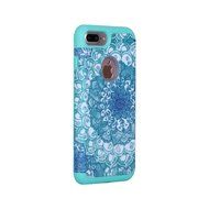iPhone 7 Plus Cover Case,SAVYOU Orchid Design Dual Layer Case With Shock Absorbent Hard PC Cover and TPU Inner... N23