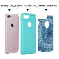 iPhone 7 Plus Cover Case,SAVYOU Orchid Design Dual Layer Case With Shock Absorbent Hard PC Cover and TPU Inner... N24