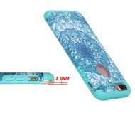 iPhone 7 Plus Cover Case,SAVYOU Orchid Design Dual Layer Case With Shock Absorbent Hard PC Cover and TPU Inner... N25