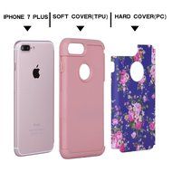 iPhone 7 Plus Cover Case,SAVYOU Orchid Design Dual Layer Case With Shock Absorbent Hard PC Cover and TPU Inner... N30
