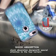 iPhone 7 Plus Cover Case,SAVYOU Orchid Design Dual Layer Case With Shock Absorbent Hard PC Cover and TPU Inner... N37