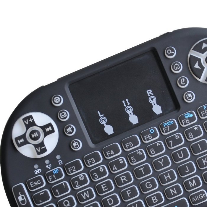 I8 Backlight Touchpad 2.4G Mini Wireless Keyboard & Mouse Combo Multi-media Portable Handheld Keyboard for PC... N2
