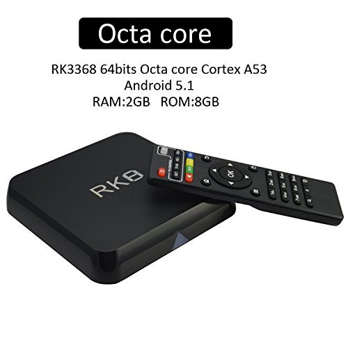 Android 5.1 Tv Box Rockchip 3368Octa-Core 2G/8G Dual 2.4G/5.0G AP6330 Wifi Support H.265 4K Media Player