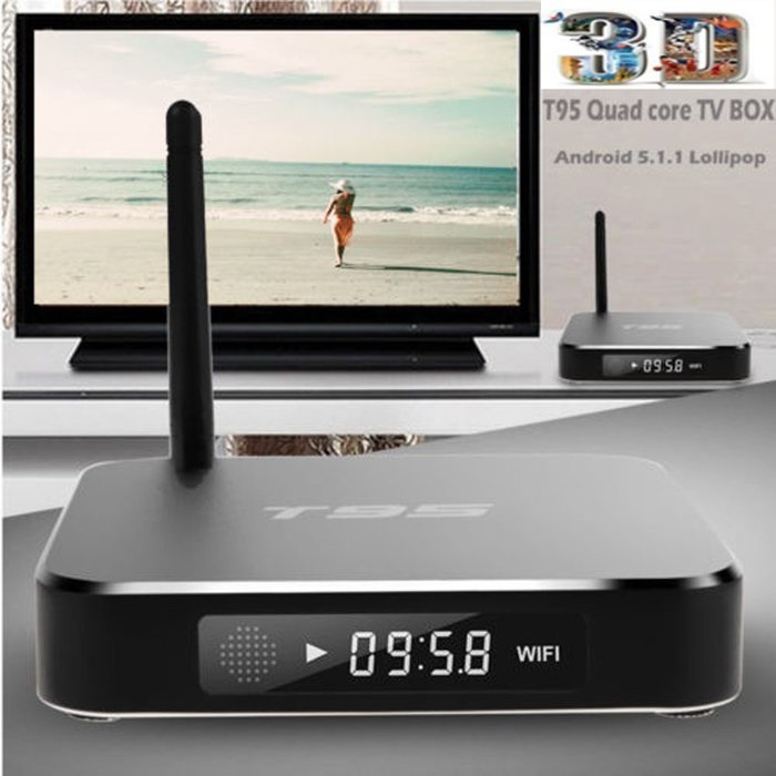 [2016 Latest Model] REDGO T95 Android Amlogic S905 Quad Core Dual Wifi Module Kodi 16.0 Tons of Preloaded Add-ons... N6