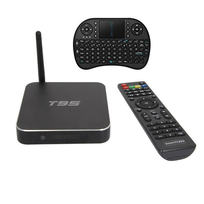 [2016 Latest Model] REDGO T95 Android Amlogic S905 Quad Core Dual Wifi Module Kodi 16.0 Tons of Preloaded Add-ons... N10
