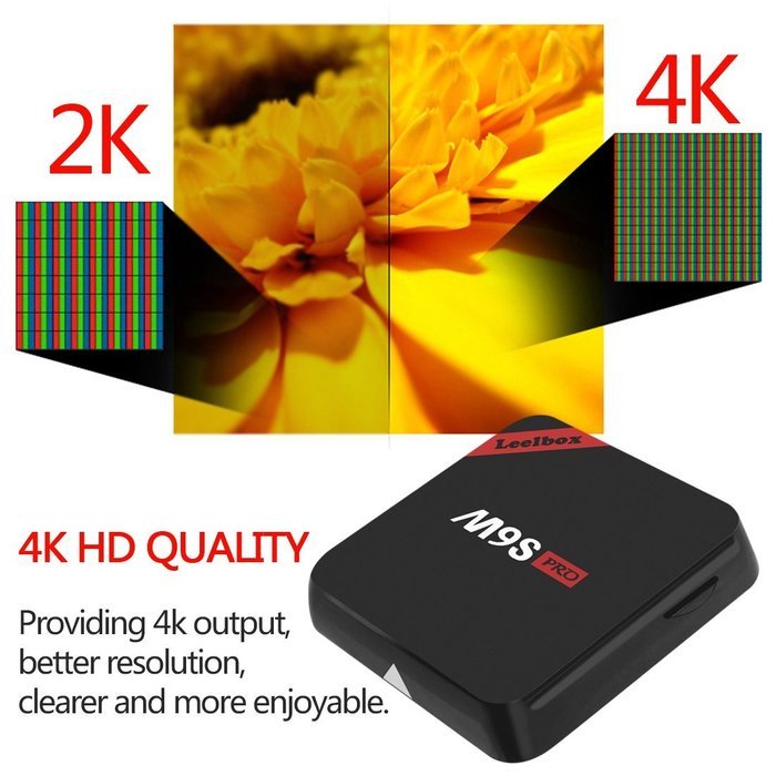 [Tailor-Made] Leelbox M9S Pro Android 6.0 TV Box 2GB RAM+16GB ROM S912 Octa-Core Preloaded Kodi 16.1 Bluetooth... N7