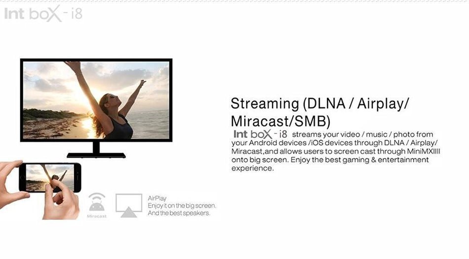 SinKinFon Int SKF-i8 4K HD Bluetooth 4.0 Android TV Box Android 6.0 Qcta Core Smart TV Box 2GB 8GB, Amlogic S912... N4