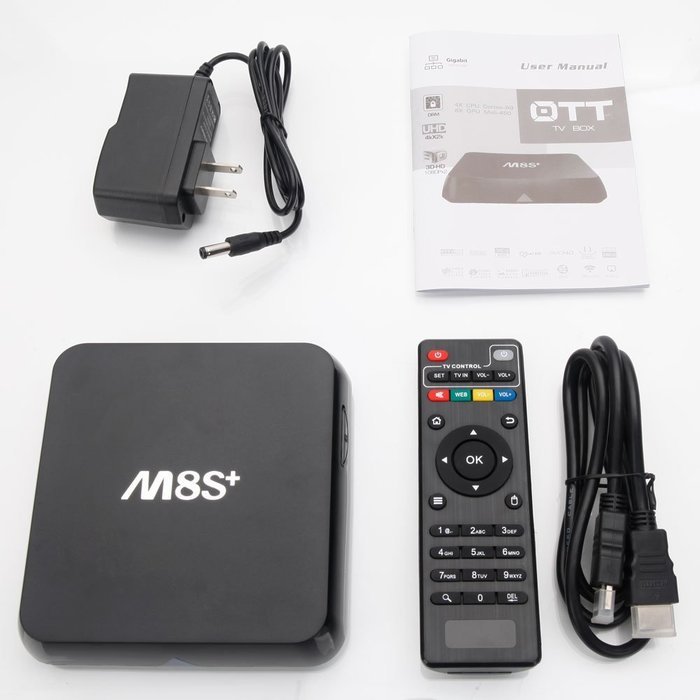 HODELY M8s Quad-Core Android 5.1 Amlogic S812 4Kx2K HD TV Player with 1GB RAM + 8GB ROM/WiFi/Bluetooth Media Player... N2