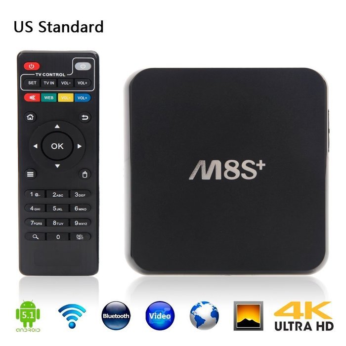 HODELY M8s Quad-Core Android 5.1 Amlogic S812 4Kx2K HD TV Player with 1GB RAM + 8GB ROM/WiFi/Bluetooth Media Player... N3