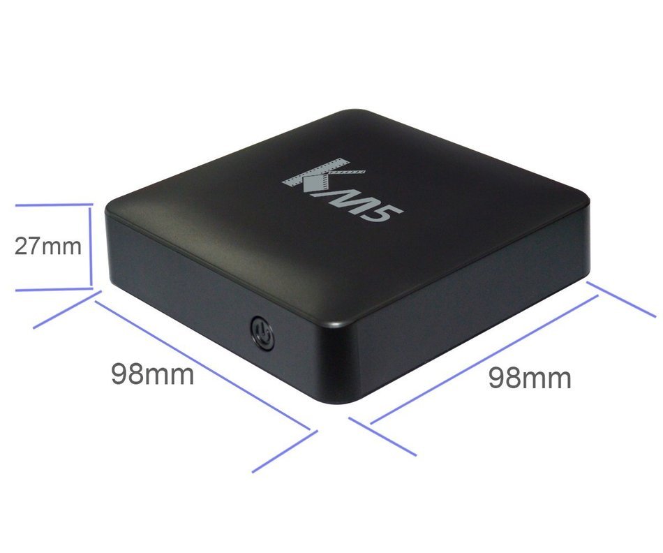 HUBEE NEXBOX Android 6.0 S905X chip 64-bit System Memory 1 +8, 2.4G Wifi 10/100M KODI 17.0 Compact TV Box N3