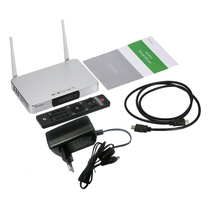 Vipwind ZIDOO X9 Android 4.4.2 Smart TV Box Quad Core 2G/8G XBMC KODI 4K H.265 Mini PC MSTAR HDMI-in Recorder... N2