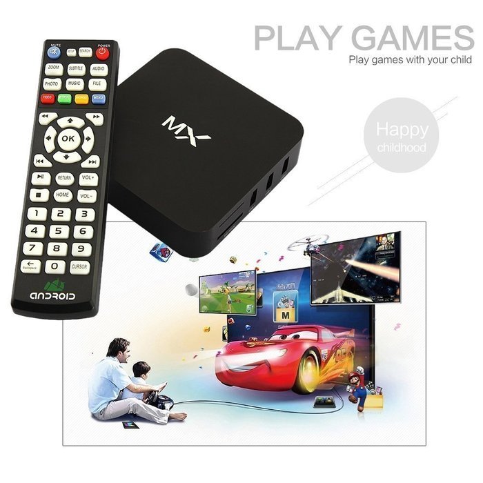 MX Dual Core Set Top TV Box, CEStore Android 4.2 Jelly Bean 1080P HD Video 3D Films Movies Smart Streaming Mini... N3