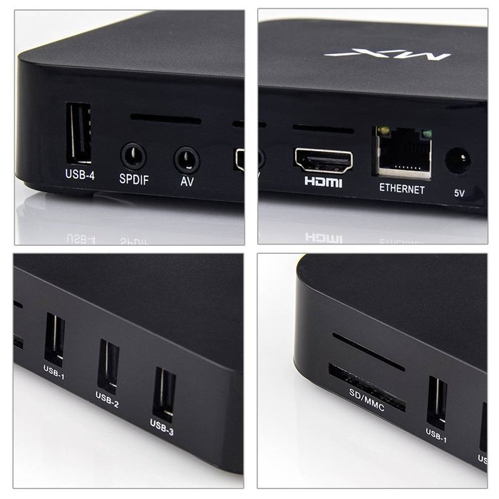 MX Dual Core Set Top TV Box, CEStore Android 4.2 Jelly Bean 1080P HD Video 3D Films Movies Smart Streaming Mini... N4