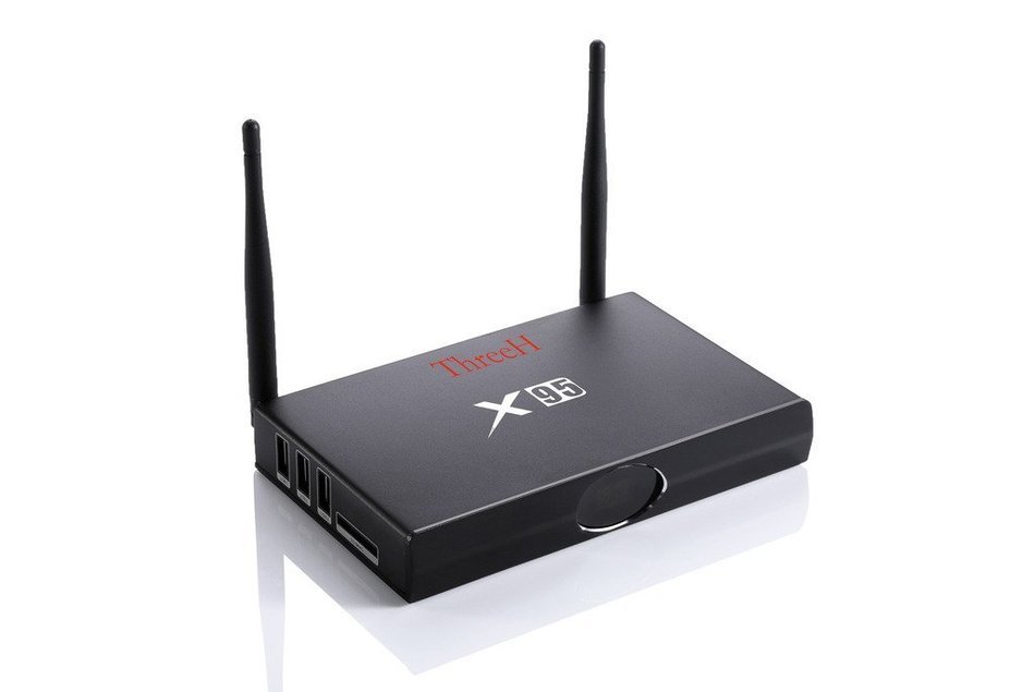ThreeH X95 Amlogic S905 Quad-Core Android 5.1 with Kodi 15.2 Full Loaded 4K 3D Bluetooth 4.0 HDMI 1GB/8GB TV Box...