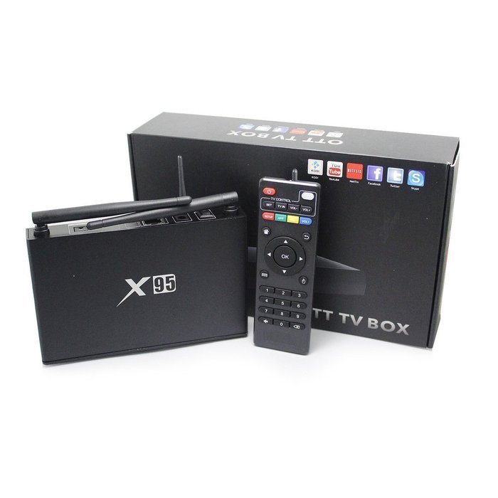 ThreeH X95 Amlogic S905 Quad-Core Android 5.1 with Kodi 15.2 Full Loaded 4K 3D Bluetooth 4.0 HDMI 1GB/8GB TV Box... N5