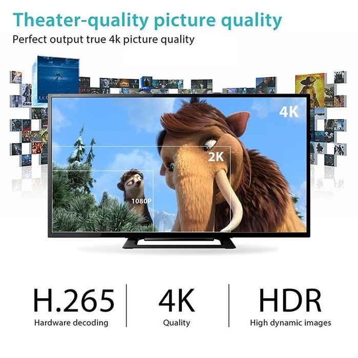 VIGICA H96 Pro Plus 3G 32G Android TV BOX 6.0 Amlogic S912 Octa core Streaming Media Player Wifi 2.4G/5G HDMI... N9