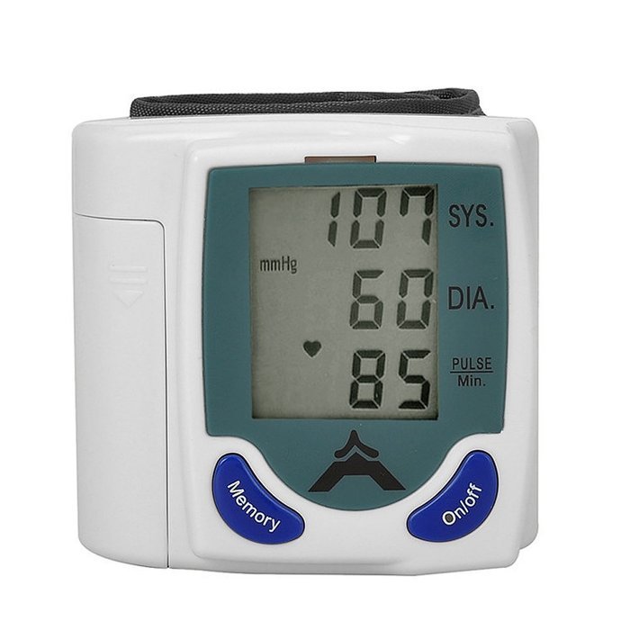 Joyoldelf Easy Read LCD Digital Wrist Blood Pressure Monitor