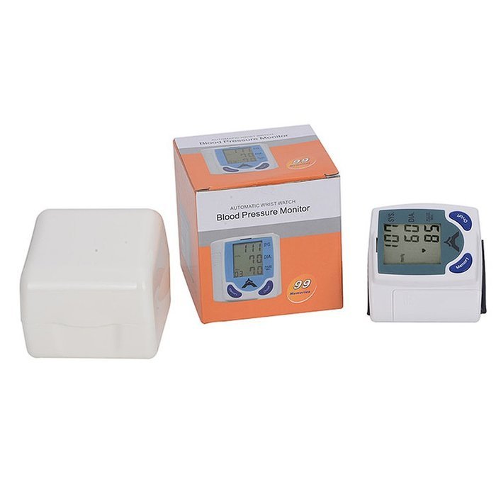 Joyoldelf Easy Read LCD Digital Wrist Blood Pressure Monitor N3