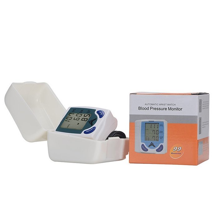 Joyoldelf Easy Read LCD Digital Wrist Blood Pressure Monitor N5