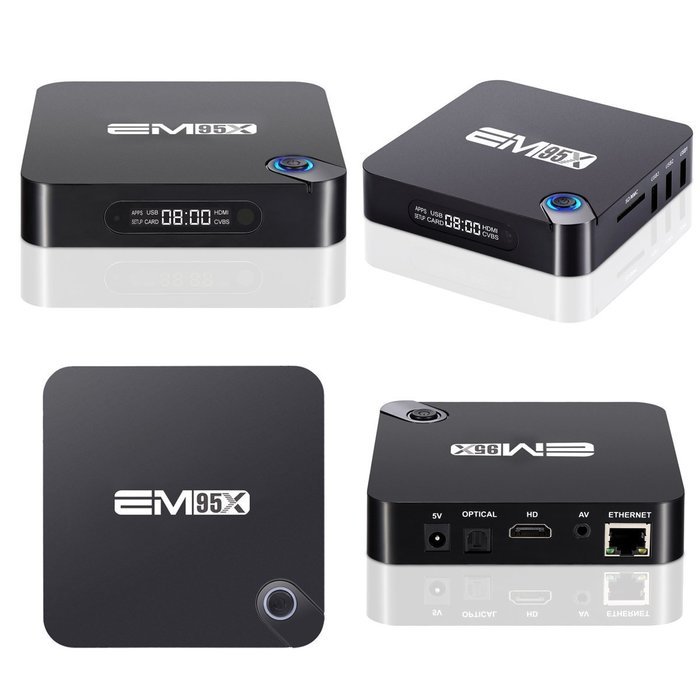 BAIVON 2GB/16GB EM95X TV BOX,Android 6.0 Marshmallow S905X CPU 4 Core KODI 16.1 Full-loading with Bluetooth 4.0... N2