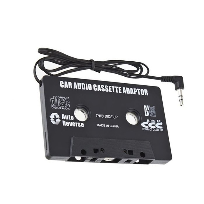 Generic 3.5mm CD quality Black cassette adapter N2