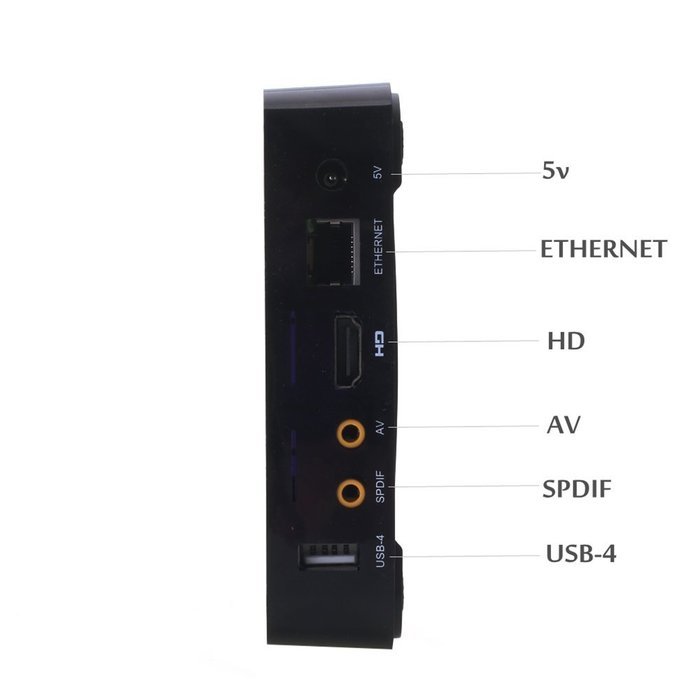 Wayer MX4 RK3229 Quad Core Wifi Smart Android 4.4 Media Player TV Box Kodi Fully Loaded IR 1GB 8GB with Remote... N5